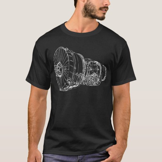 Jet-Motor T-Shirt (Vorderseite)