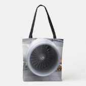 Jet Motor Tote Bag Tasche (Rückseite)