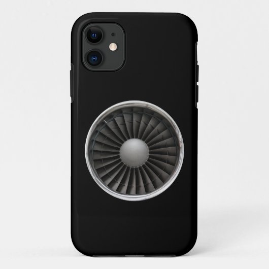 Jet Motor Turbine Fan Case-Mate iPhone Hülle (Rückseite)