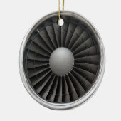 Jet Motor Turbine Fan Keramikornament (Links)