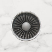 Jet Motor Turbine Fan Konfetti (Klein Vorderseite)