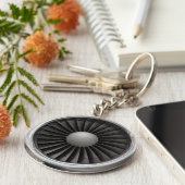 Jet Motor Turbine Fan Schlüsselanhänger (Seite)