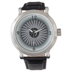 Jet-Motor Uhr