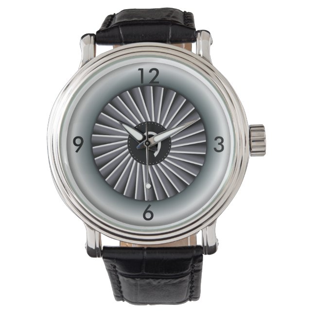 Jet Motor Watch Armbanduhr (Vorderseite)