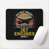 Jet Motors Funny Airplane Quote Graphic Mousepad (Mit Mouse)