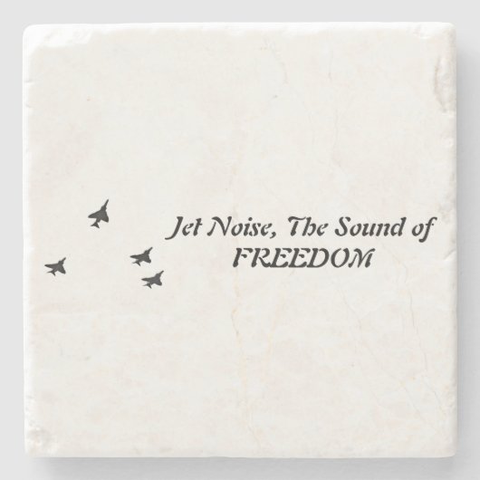 Jet Noise the sound of freedom f-4 Steinuntersetzer (Vorderseite)