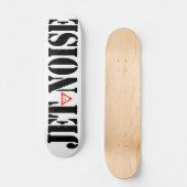 JET NOISE Wood Skateboard (Vorderseite)