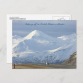 Jet on Runway in Dutch Harbour, Alaska Postkarte (Vorne/Hinten)