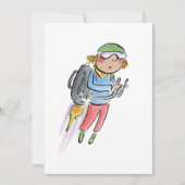 Jet Pack Einladung (Vorderseite)