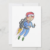 Jet Pack Einladung (Vorderseite)