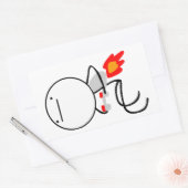 Jet Pack Typ Rechteckiger Aufkleber (Umschlag)