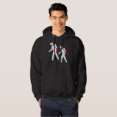 Jet Pack-Wanderer der Zukunft Hoodie (Vorne ganz)