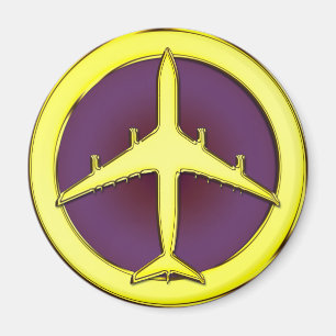 JET-PASSAGIERFLUGZEUG MAGNET