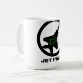 Jet-PilotTasse Kaffeetasse (Vorderseite Links)