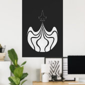 Jet Poster - Black & White (Heimbüro)