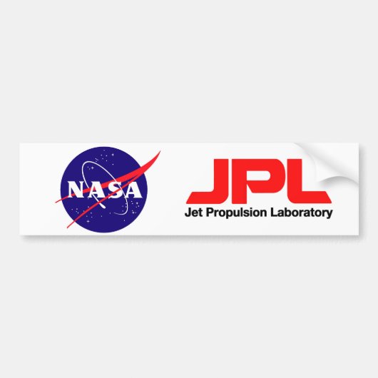 Jet Propulsion Laboratory Autoaufkleber (Vorne)