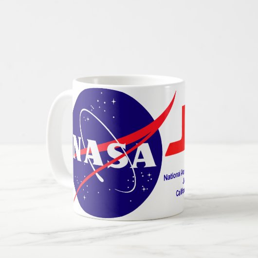 Jet Propulsion Laboratory Kaffeetasse (Vorderseite Links)