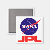 Jet Propulsion Laboratory Magnet (Vorderseite/Rückseite)