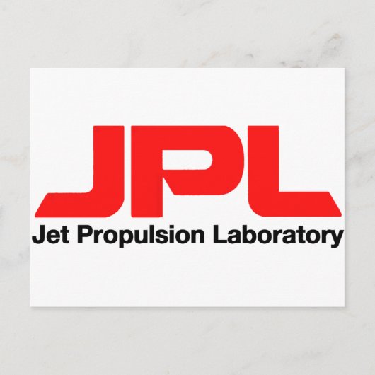 Jet Propulsion Laboratory Postkarte (Vorderseite)