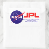 Jet Propulsion Laboratory Rechteckiger Aufkleber (Tasche)