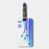 Jet-Reise-Gepäckanhänger Gepäckanhänger (Rückseite vertikal)