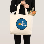 Jet Rollstuhl Jumbo Stoffbeutel (Vorderseite (Produkt))