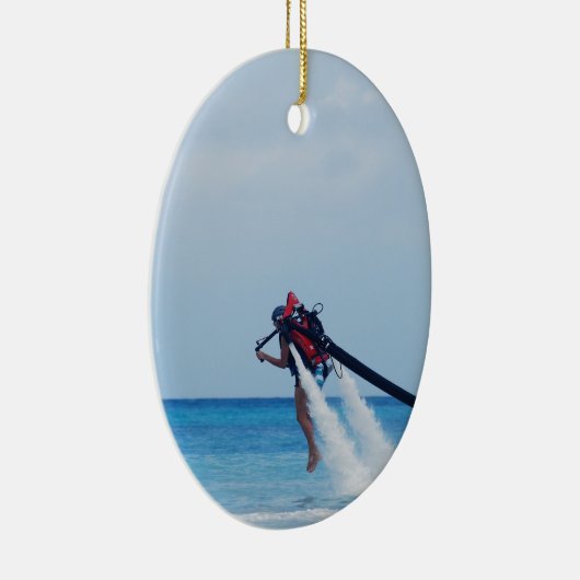 Jet-Satz, der weg startet Keramik Ornament (Rechts)