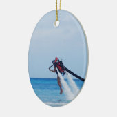 Jet-Satz, der weg startet Keramik Ornament (Links)