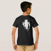 Jet-Satz-Waschbär T-Shirt (Schwarz voll)