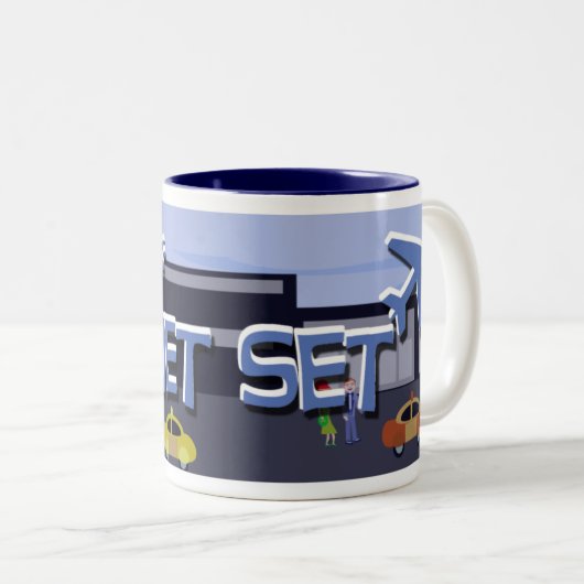 Jet Set Deluxe Tasse (VorderseiteRechts)