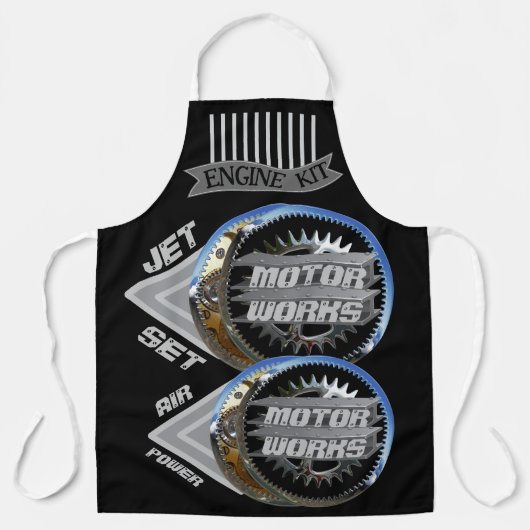 Jet Set Motor Works Schürze (Vorderseite)