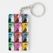 Jet-Set-Tunnel-bohrwagenpassagierflugzeug Schlüsselanhänger (Rückseite)