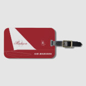 Jet-Setter Fin Gepäckanhänger (Vorderseite (Horizontal))