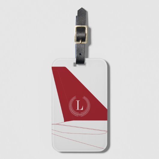 Jet-Setter Gepäckanhänger (Vorderseite Vertikal)