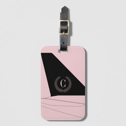 Jet-Setter Gepäckanhänger (Vorderseite Vertikal)