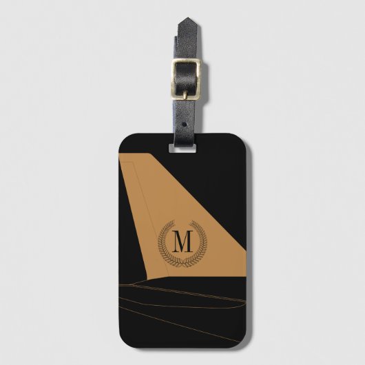 Jet-Setter Gepäckanhänger (Vorderseite Vertikal)