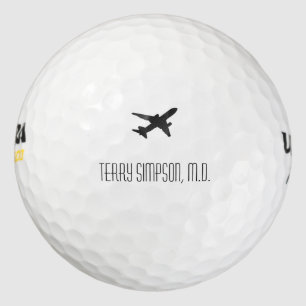 Jet Silhouette Golfball