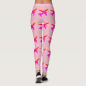 Jet-Silhouette-Regenbogen-Steigung Leggings (Rückseite)