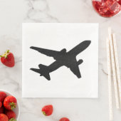 Jet Silhouette Serviette (Beispiel)