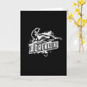 Jet Ski Adrenaline Jet Skifahren Wassersport Jetsk Karte (Gelbe Blume)