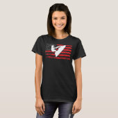 Jet Ski American Flag Jet Skiing T-Shirt (Vorne ganz)