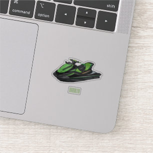 Jet ski Cartoon Illustration Aufkleber