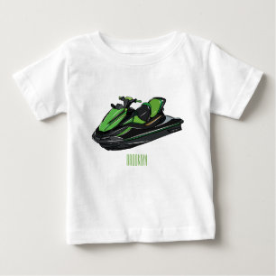 Jet ski Cartoon Illustration Baby T-shirt
