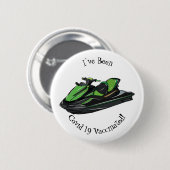 Jet ski Cartoon Illustration Button (Vorne & Hinten)