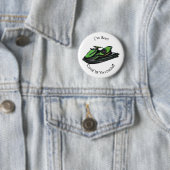Jet ski Cartoon Illustration Button (Beispiel)
