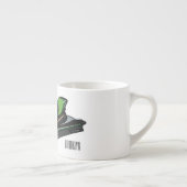 Jet ski Cartoon Illustration Espressotasse (Rechts)