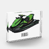 Jet ski Cartoon Illustration Fotoblock (Links)