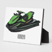 Jet ski Cartoon Illustration Fotoplatte (Seite)