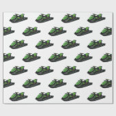 Jet ski Cartoon Illustration Geschenkpapier (Flach)
