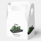 Jet ski Cartoon Illustration Geschenkschachtel (Geöffnet)
